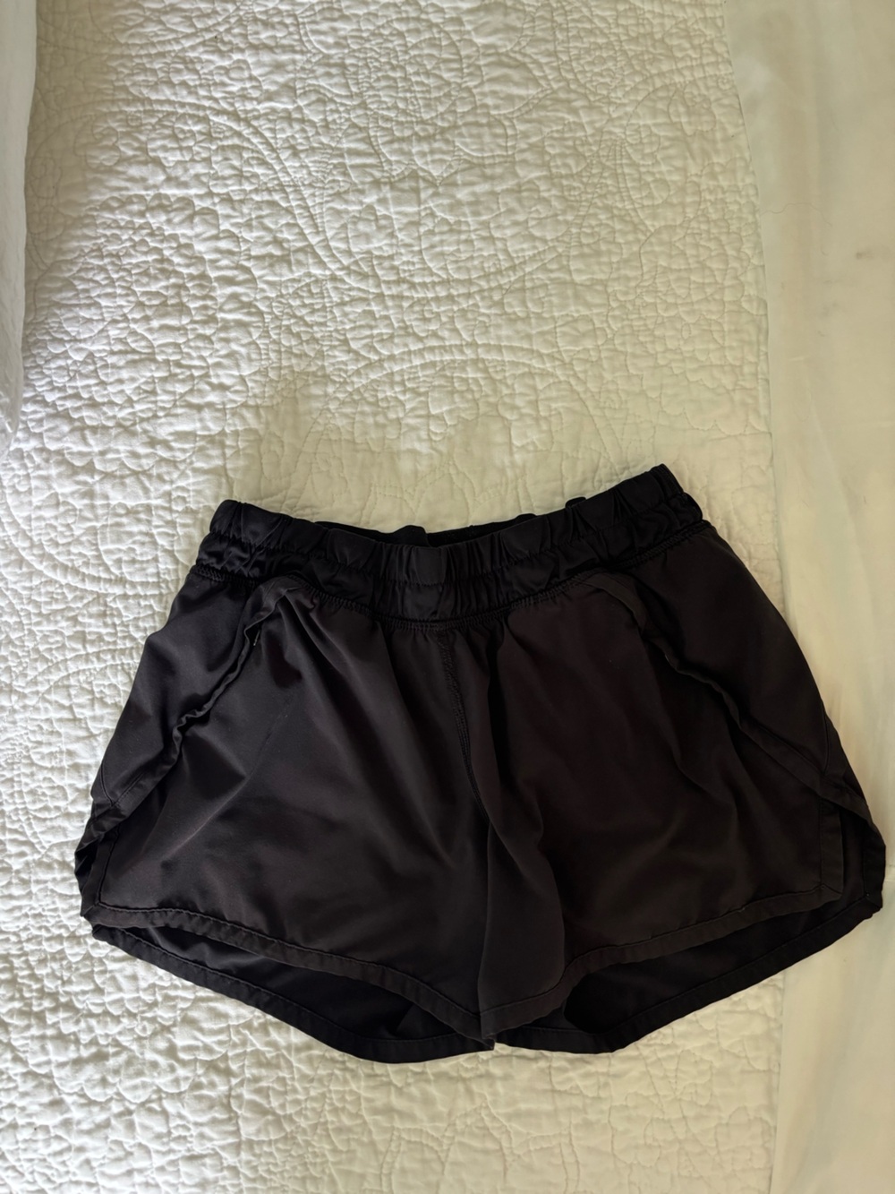Ivivva Black Girls' Athletic Shorts with Elastic Waist